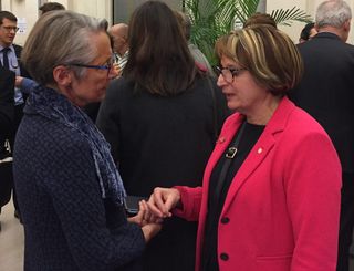 Elisabeth Borne et Marie-Andrée Blanc